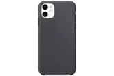 Чехол силиконовый для Apple iPhone 11 с открытой камерой (графит)