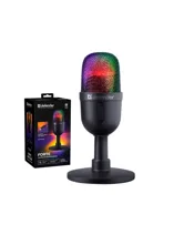 Игровой стрим микрофон DEFENDER Forte GMC 350 USB, RGB, провод 2м