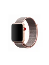 Ремешок тканевый Apple Watch 42mm, 44mm, 45mm, 49mm (коричневый)