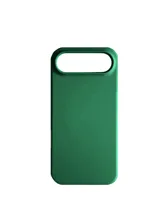 Чехол силиконовый для Apple iPhone 17 Air с открытой камерой (изумрудный)