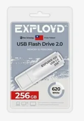 Флеш-накопитель USB 256GB Exployd 620 (белый)