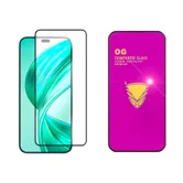 Противоударное стекло OG Tempered Glass Huawei Honor X8b (черный) 157мм х 72мм