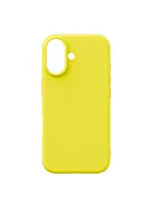 Чехол силиконовый для Apple iPhone 17 с открытой камерой (жёлтый)