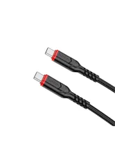 Кабель HOCO X59 Victory 60W Type-C - Type-C 3м (черный)