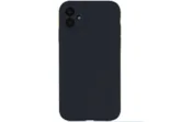 Чехол силиконовый с защитой камеры для Apple iPhone 11 (графит)