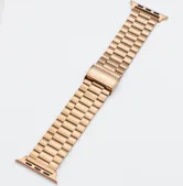 Ремешок металлический блочный WATCH BAND Apple Watch S10 38mm-41mm (золото)