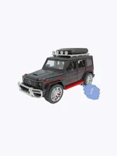 Машинка металлическая Mercedes Gelandewagen с дымом (черный)