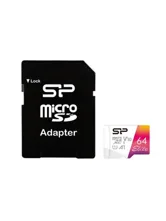 Карта памяти MicroSD 64GB Silicon Power Class 10 Elite UHS-I (R/W 85/15 Mb/s) + SD адаптер