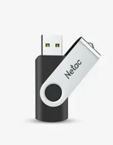 Флеш-накопитель USB 64GB Netac U505 (черный, серебро)