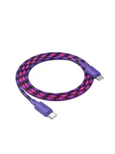 Кабель Type-c - Type-c X116 Meridian 60W (розовый)