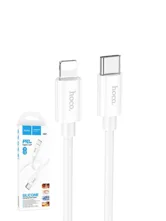 Кабель USB HOCO X87 Lightning - Type-C, 3A, 1 м (белый)