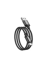 Кабель HOCO X89 USB - MicroUSB, 2.4А, (черный)