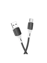 Кабель USB - Type-C BOROFONE BX79, силикон, 1м (черный)