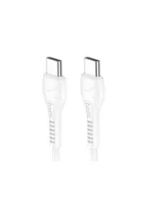 Кабель Type-C - Type-C HOCO X37 Cool power, 1м (белый)