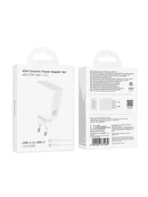 Сетевое зарядное устройство Hoco C162A  40W, PD (белый)