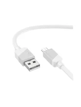 Кабель Borofone BX107 USB - MicroUSB (белый)