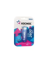 Аккумулятор КОСМОС 18650 2600mAh (1бл) с защитой