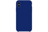 Чехол силиконовый для Apple iPhone Xs Max (тёмно-синий)