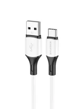 Кабель USB - Type-C BOROFONE BX79, силикон, 1м (белый)