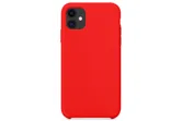 Чехол силиконовый для Apple iPhone 11 с открытой камерой (красный)