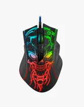 Мышь проводная игровая DEFENDER Bulletstorm GM-928 7кнопок, сенсор 7200dpi, RGB (черный)