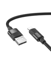 Кабель Borofone BX106 USB - Lightning, 3А, 60W, 1м (черный)
