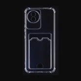 Силиконовый чехол с кармашком под карточку для ViVO Y02