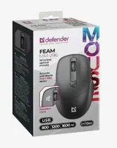 Беспроводная мышь DEFENDER Feam MM-296 (черный)