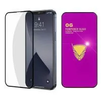 Противоударное стекло OG Tempered Glass для дисплея Apple iPhone 17, iPhone 16 Pro (черный)