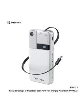 Внешний аккумулятор REMAX FP-123 10000mAh Power Bank (серый)