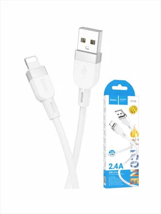 Кабель Hoco X109 USB - lightning 1м (белый)