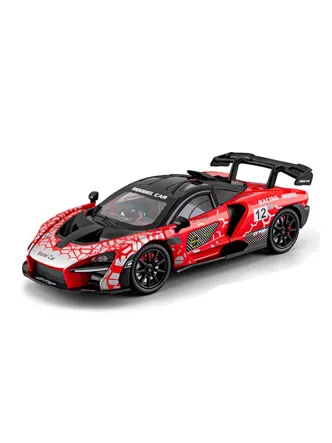 Машинка металлическая гоночная McLaren Senna, Racing Model 12 (в ассортименте)