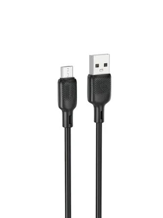 Кабель Borofone USB - MicroUSB BX113 Lenny 2M (черный)