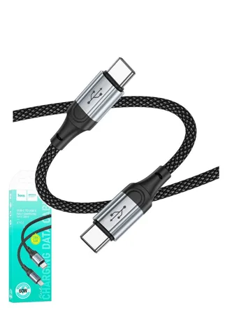 Кабель HOCO X102 Type-c – Type-c (черный)