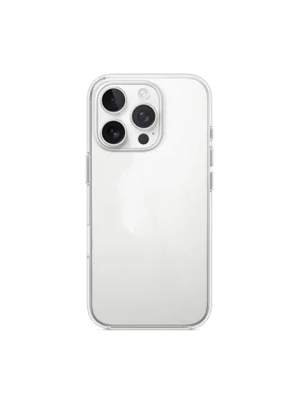 Чехол силиконовый для Apple iPhone Clear Case 2mm для Apple iPhone 16 Pro (прозрачный)