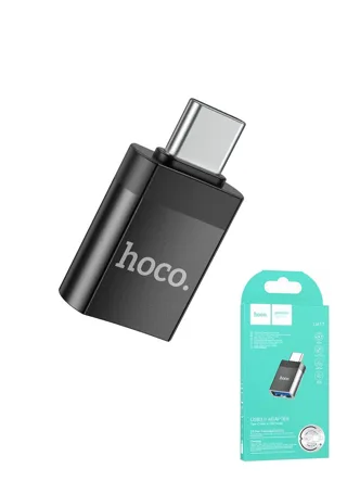 Адаптер USB 2.0 HOCO UA17, USB на Type-C