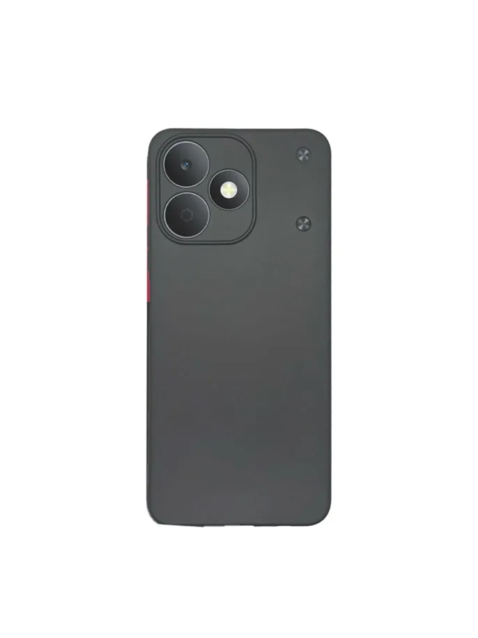 Чехол силиконовый Realme Note 80 Silicone Case (темно-серый)