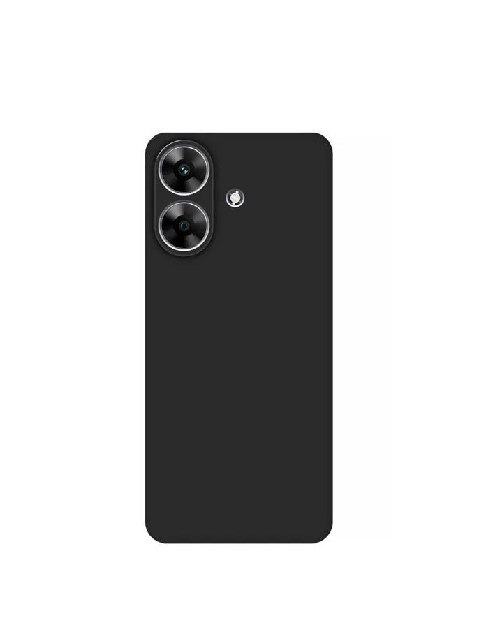 Чехол силиконовый Realme Note 60, Note 60x Silicone Case (черный)