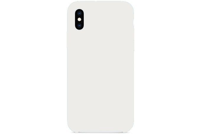 Чехол силиконовый для Apple iPhone X Apple iPhone Xs (белый)