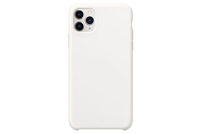 Чехол силиконовый для Apple iPhone 11 Pro (слоновая кость)