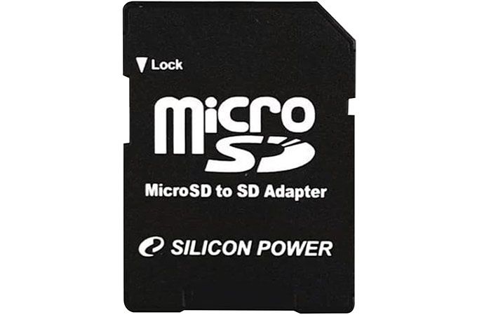 Aдаптер Silicon Power к micro SD (logo)