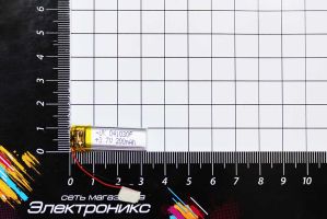 Литий-полимерный аккумулятор BW 301030P (31X10x3mm)3.7V 180mAh