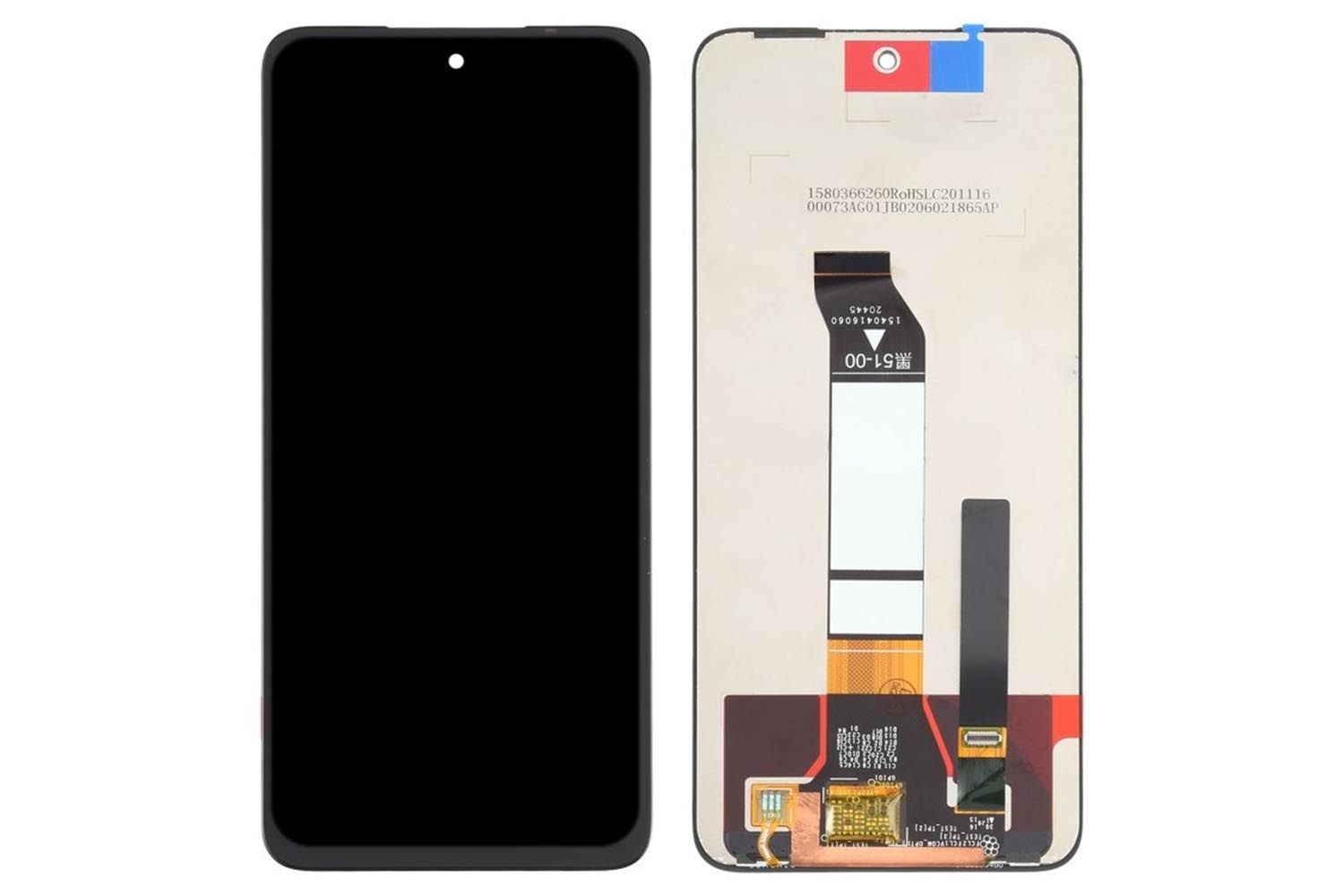 Дисплей Xiaomi Redmi Note 10 5G, Note 10T, POCO M3 Pro в сборе с сенсором (черный)