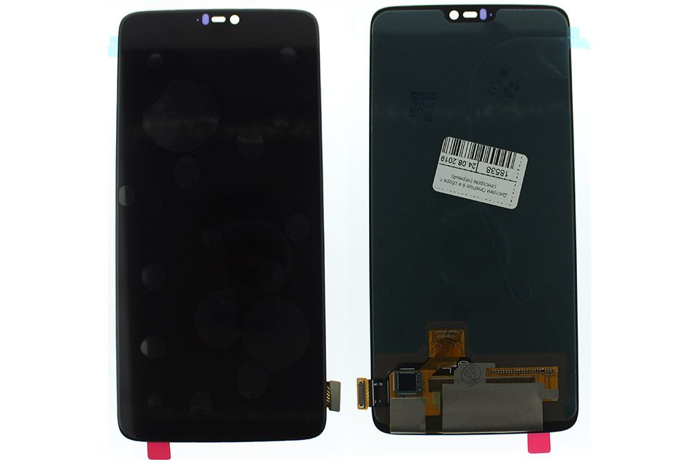 Дисплей OnePlus 6 в сборе с сенсором (черный) распродажа