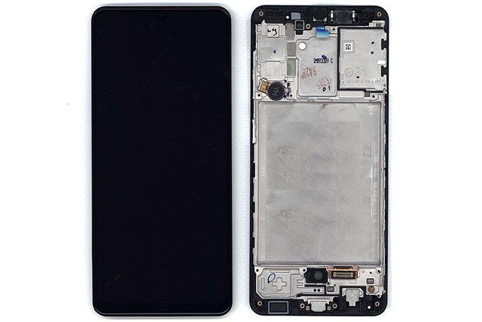 Дисплей Samsung Galaxy A31 SM-A315F в сборе с сенсором Оригинальная матрица с рамкой (черный)