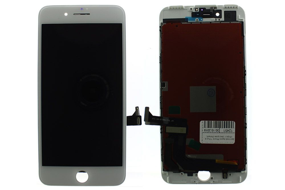 Дисплей Apple iPhone 7 Plus в сборе с сенсором (Hancai) (белый)