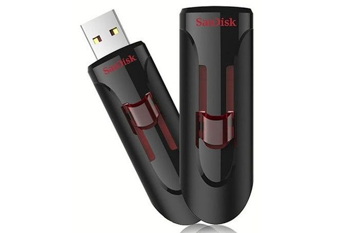 Флеш-накопитель USB 3.0 64GB SanDisk Cruzer Glide (чёрный)