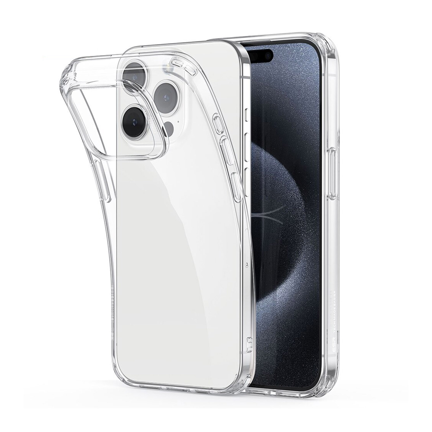Чехол силиконовый для Apple iPhone 15 Pro Clear Case 2mm (прозрачный)