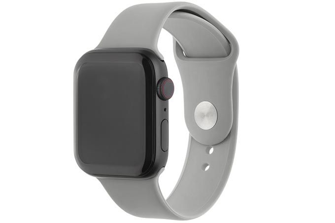 Ремешок силиконовый Apple Watch 38mm/40mm (серый песок)