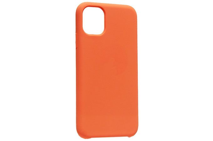 Чехол силиконовый для Apple iPhone 11 Pro (оранжевый шафран)